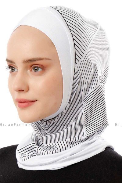 Wind Cross - White One-Piece Al Amira Hijab