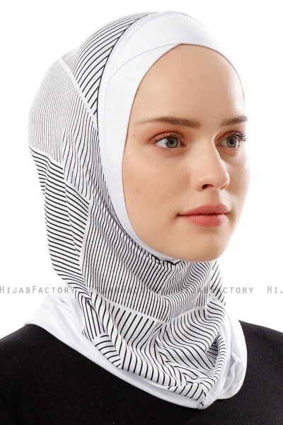 Wind Cross - White One-Piece Al Amira Hijab