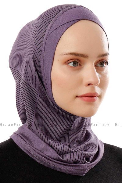 Wind Cross - Purple One-Piece Al Amira Hijab