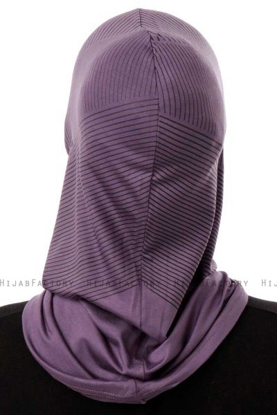 Wind Cross - Purple One-Piece Al Amira Hijab