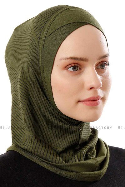 Wind Cross - Khaki One-Piece Al Amira Hijab