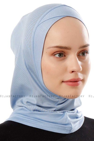 Wind Cross - Light Blue One-Piece Al Amira Hijab