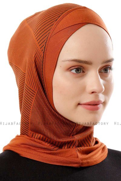 Wind Cross - Brick Red One-Piece Al Amira Hijab