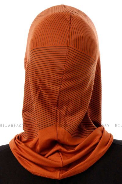 Wind Cross - Brick Red One-Piece Al Amira Hijab
