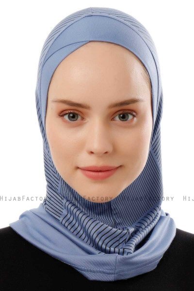Wind Cross - Indigo One-Piece Al Amira Hijab