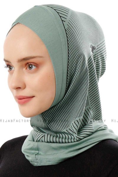 Wind Cross - Green One-Piece Al Amira Hijab