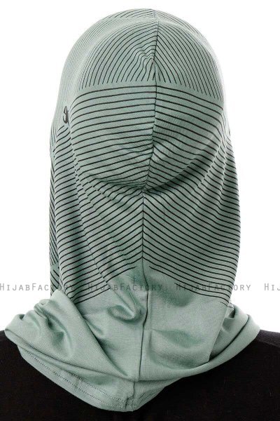 Wind Cross - Green One-Piece Al Amira Hijab