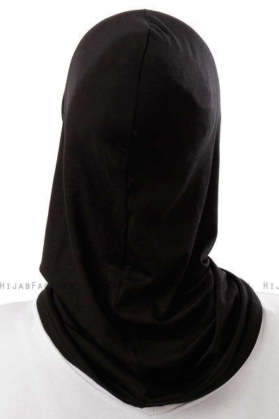 Logo Plain - Black & Gold One-Piece Al Amira Hijab