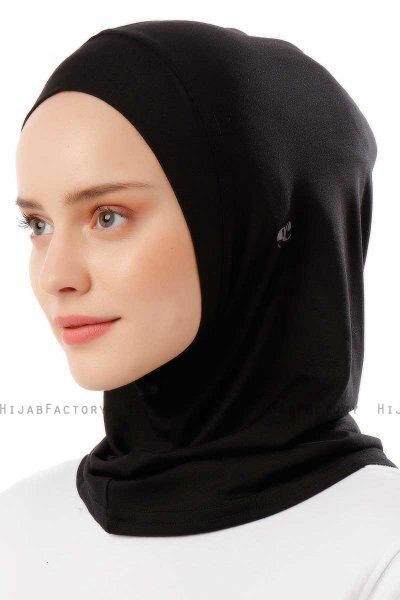 Logo Plain - Black & Light Grey One-Piece Al Amira Hijab