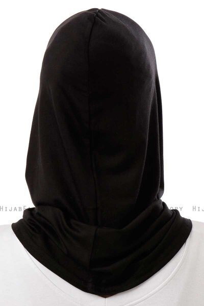 Logo Plain - Black & Light Grey One-Piece Al Amira Hijab