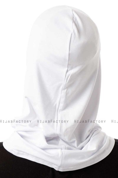 Logo Plain - White One-Piece Al Amira Hijab