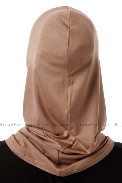 Logo Plain - Dark Taupe One-Piece Al Amira Hijab