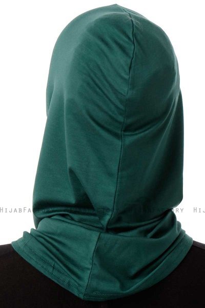 Logo Plain - Dark Green One-Piece Al Amira Hijab