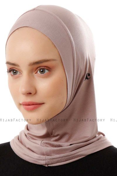 Logo Plain - Stone Grey One-Piece Al Amira Hijab