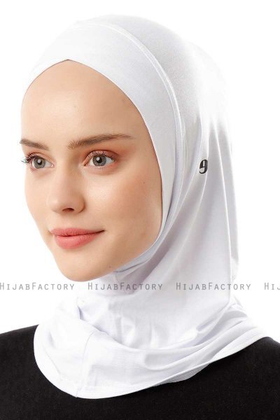 Logo Cross - White One-Piece Al Amira Hijab