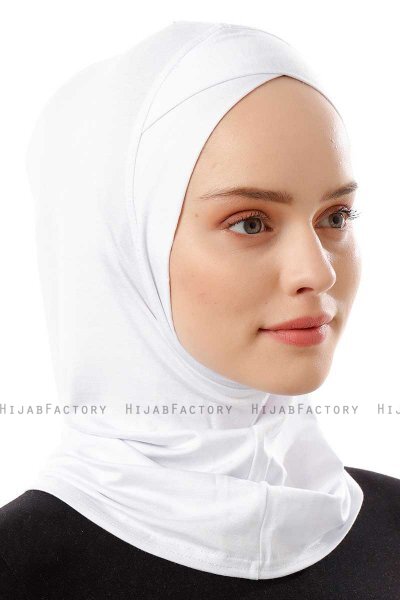 Logo Cross - White One-Piece Al Amira Hijab