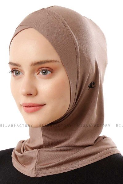 Logo Cross - Dark Taupe One-Piece Al Amira Hijab