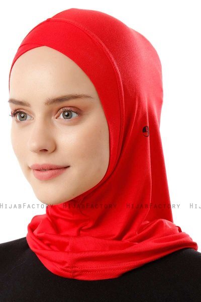 Logo Cross - Red One-Piece Al Amira Hijab