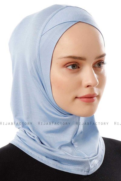 Logo Cross - Light Blue One-Piece Al Amira Hijab