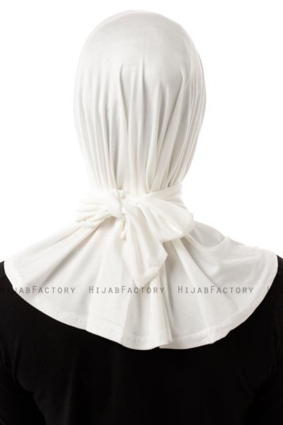 Sportif Plain - Creme Practical Viskos Hijab