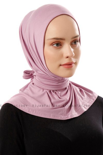 Sportif Plain - Purple Practical Viskos Hijab