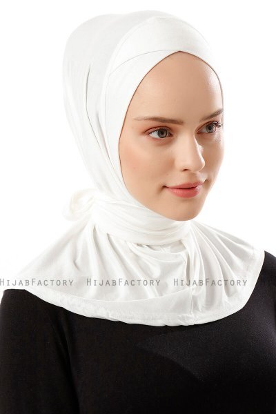 Sportif Cross - Creme Practical Viskos Hijab