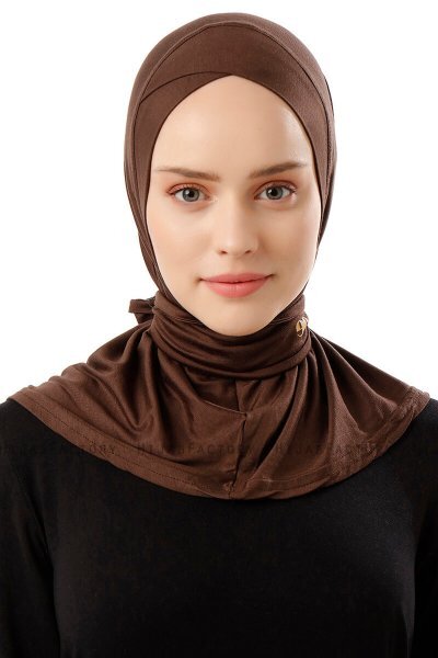 Sportif Cross - Brown Practical Viskos Hijab