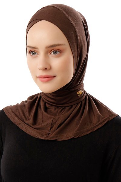 Sportif Cross - Brown Practical Viskos Hijab