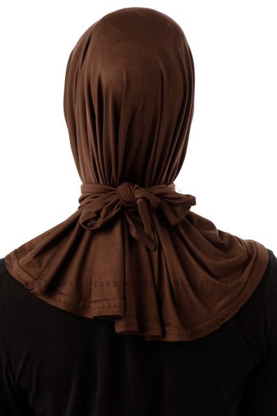 Sportif Cross - Brown Practical Viskos Hijab
