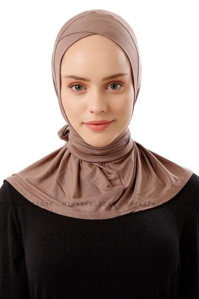 Sportif Cross - Dark Taupe Practical Viskos Hijab