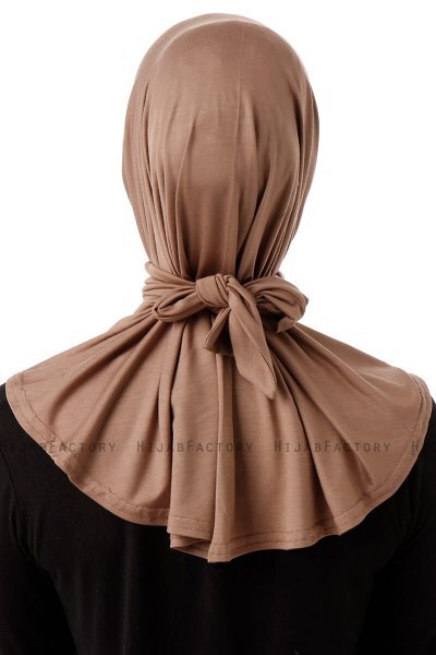 Sportif Cross - Dark Taupe Practical Viskos Hijab