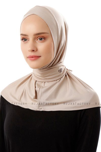 Sportif Cross - Light Taupe Practical Viskos Hijab