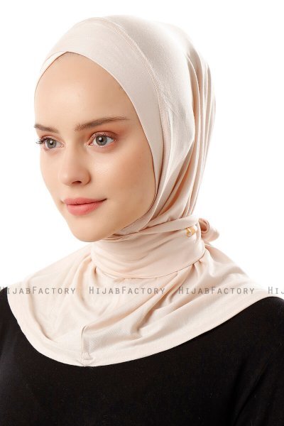 Sportif Cross - Beige Practical Viskos Hijab