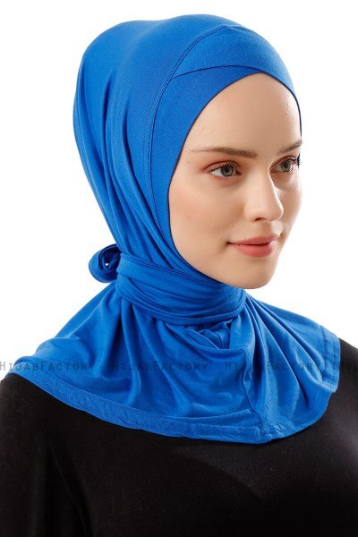 Sportif Cross - Blue Practical Viskos Hijab