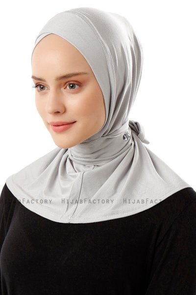 Sportif Cross - Light Grey Practical Viskos Hijab
