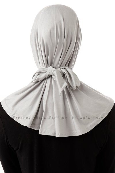 Sportif Cross - Light Grey Practical Viskos Hijab