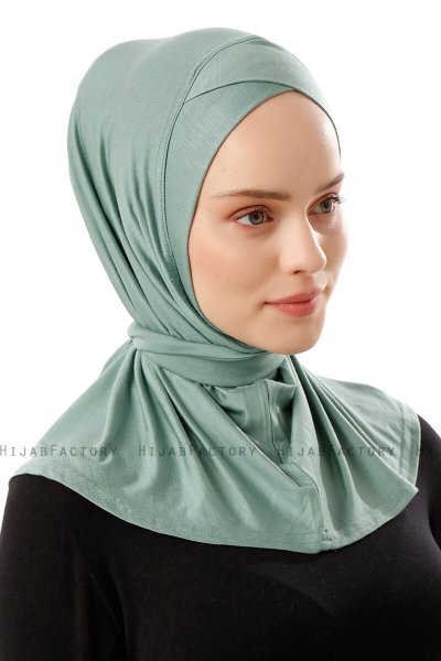 Sportif Cross - Green Practical Viskos Hijab