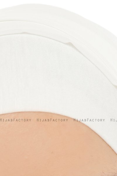 Alara Plain - Creme One Piece Chiffon Hijab