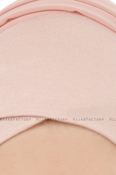 Alara Cross - Dusty Pink One Piece Chiffon Hijab