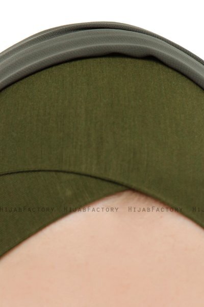 Alara Cross - Khaki One Piece Chiffon Hijab