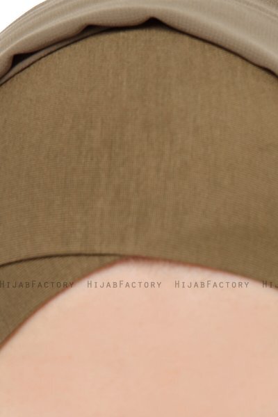 Alara Cross - Olive One Piece Chiffon Hijab