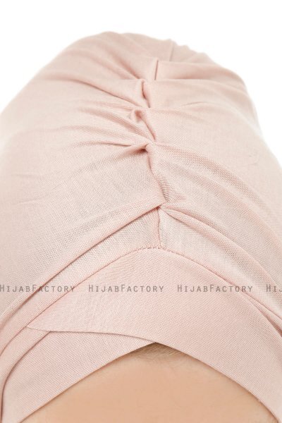 Isra Cross - Dusty Pink One-Piece Viskos Hijab