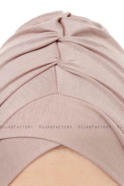 Isra Cross - Stone Grey One-Piece Viskos Hijab