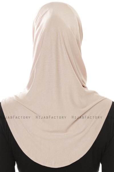 Hanfendy Plain Logo - Dusty Pink One-Piece Hijab