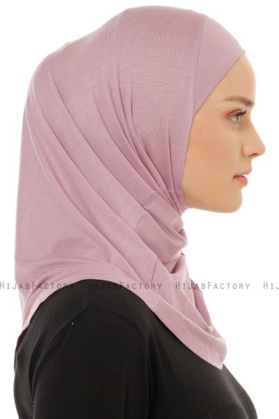 Hanfendy Plain Logo - Purple One-Piece Hijab