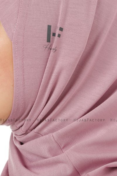 Hanfendy Cross Logo - Purple One-Piece Hijab