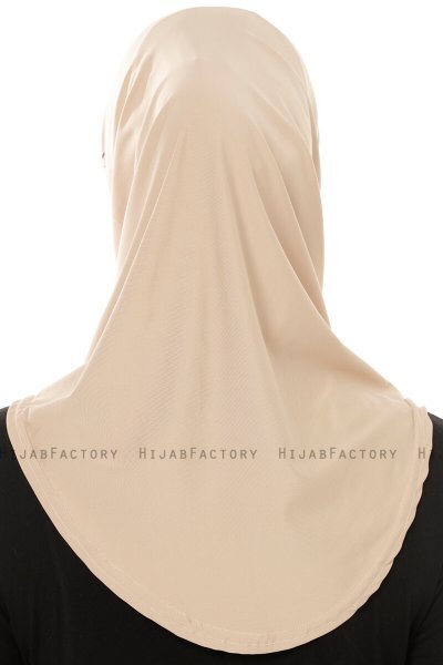 Micro Plain - Light Taupe One-Piece Hijab