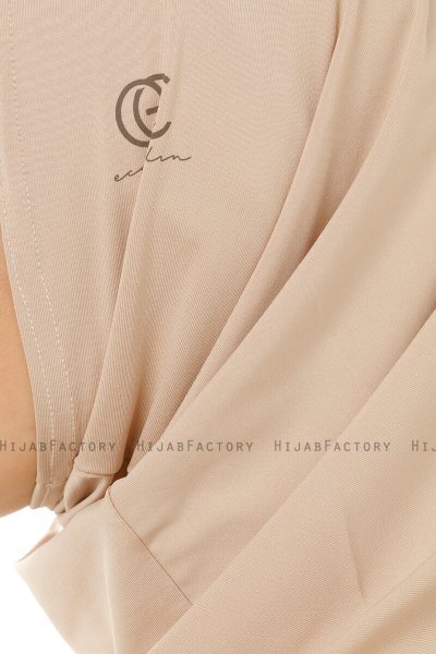 Micro Plain - Light Taupe One-Piece Hijab