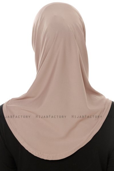 Micro Plain - Stone Grey One-Piece Hijab