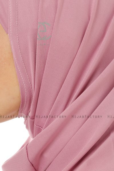 Micro Plain - Purple One-Piece Hijab